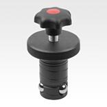 Позиционирующий цилиндр Ball Lock, сталь, с грибковой ручкой