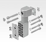 Фрикционные шарниры, одинарные, 40/80 тип B