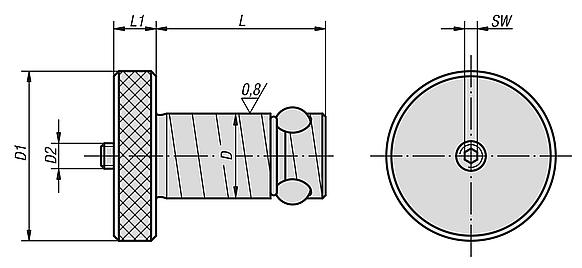 Позиционирующие цилиндры Ball Lock