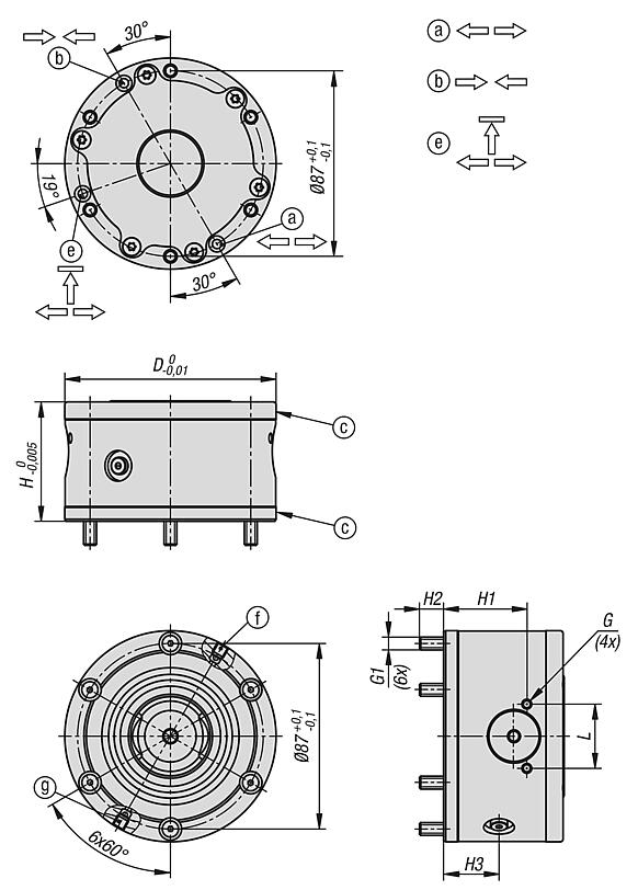 Зажимной модуль UNILOCK 
ASM 99
