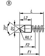 Подпружиненные втулки, форма В