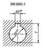 Маховики из алюминия DIN 950